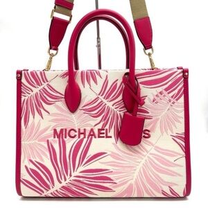 Michael Kors Medium Mirella Tote Bag
Electric Pink Multi Leather